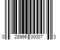 Barcode Image for UPC code 028966000070