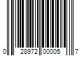 Barcode Image for UPC code 028972000057