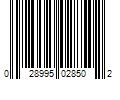 Barcode Image for UPC code 028995028502