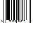 Barcode Image for UPC code 028995202261