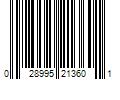 Barcode Image for UPC code 028995213601