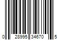 Barcode Image for UPC code 028995346705