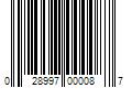 Barcode Image for UPC code 028997000087