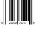 Barcode Image for UPC code 029000000179