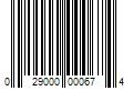 Barcode Image for UPC code 029000000674