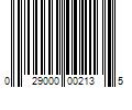 Barcode Image for UPC code 029000002135