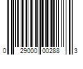 Barcode Image for UPC code 029000002883