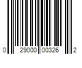 Barcode Image for UPC code 029000003262