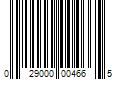 Barcode Image for UPC code 029000004665