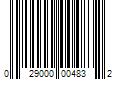 Barcode Image for UPC code 029000004832