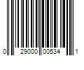 Barcode Image for UPC code 029000005341