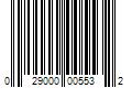 Barcode Image for UPC code 029000005532