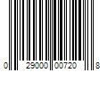 Barcode Image for UPC code 029000007208