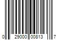 Barcode Image for UPC code 029000008137