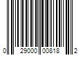 Barcode Image for UPC code 029000008182