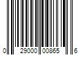 Barcode Image for UPC code 029000008656