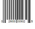 Barcode Image for UPC code 029000009325