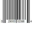 Barcode Image for UPC code 029000023864