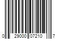 Barcode Image for UPC code 029000072107