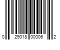 Barcode Image for UPC code 029018000062