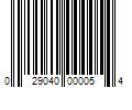 Barcode Image for UPC code 029040000054