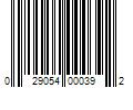 Barcode Image for UPC code 029054000392