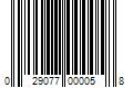 Barcode Image for UPC code 029077000058