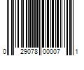 Barcode Image for UPC code 029078000071