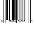 Barcode Image for UPC code 029084000072