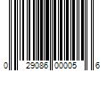 Barcode Image for UPC code 029086000056