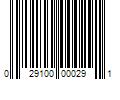 Barcode Image for UPC code 029100000291