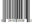 Barcode Image for UPC code 029100000352