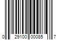 Barcode Image for UPC code 029100000857