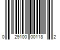 Barcode Image for UPC code 029100001182