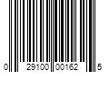 Barcode Image for UPC code 029100001625