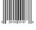 Barcode Image for UPC code 029100001878