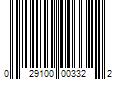 Barcode Image for UPC code 029100003322