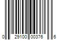 Barcode Image for UPC code 029100003766