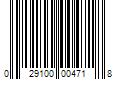 Barcode Image for UPC code 029100004718