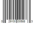 Barcode Image for UPC code 029100005883