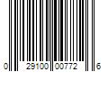 Barcode Image for UPC code 029100007726. Product Name: 