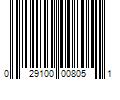 Barcode Image for UPC code 029100008051