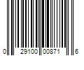 Barcode Image for UPC code 029100008716