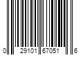 Barcode Image for UPC code 029101670516