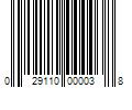 Barcode Image for UPC code 029110000038