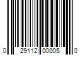 Barcode Image for UPC code 029112000050