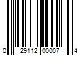 Barcode Image for UPC code 029112000074