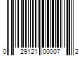 Barcode Image for UPC code 029121000072