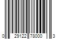 Barcode Image for UPC code 029122780003