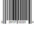 Barcode Image for UPC code 029137022204